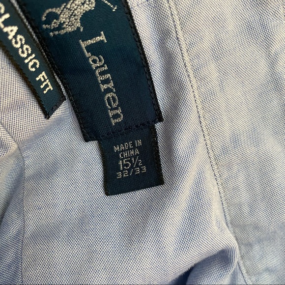 Blue Ralph Lauren button down - Picture 5 of 6